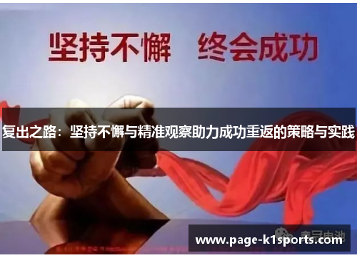 复出之路：坚持不懈与精准观察助力成功重返的策略与实践