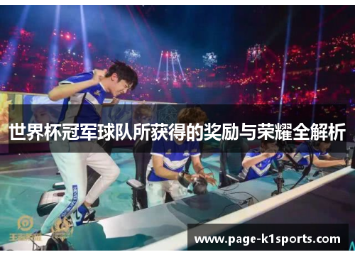 世界杯冠军球队所获得的奖励与荣耀全解析