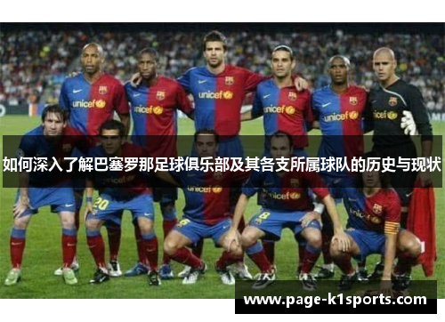 如何深入了解巴塞罗那足球俱乐部及其各支所属球队的历史与现状