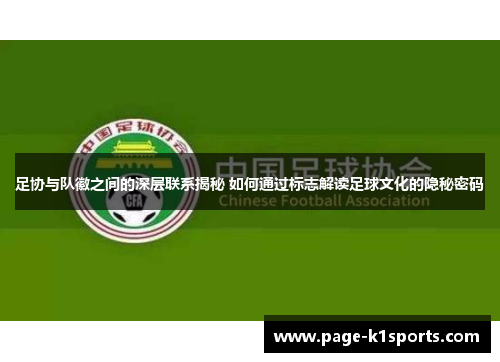 足协与队徽之间的深层联系揭秘 如何通过标志解读足球文化的隐秘密码